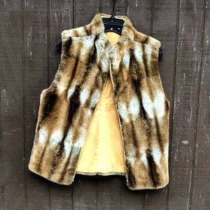 Faux Fur Skea Reversible Ski Vest!